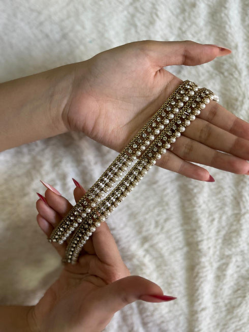 Manjus Pearl Elegance Payal